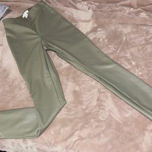 Faux Leather Pants